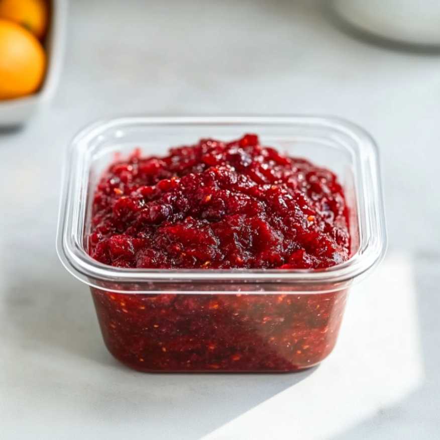 stored in a clear transparent plastic airtight container