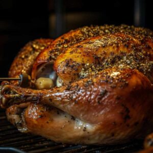 Cook Insert a meat thermometer into the thickest part of the breast