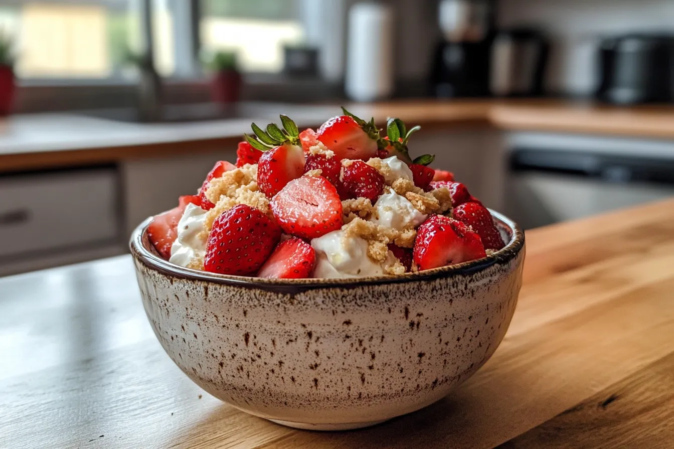 Strawberry Shortcake Crunchies