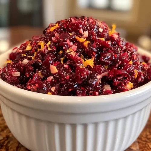 homemade cranberry relish