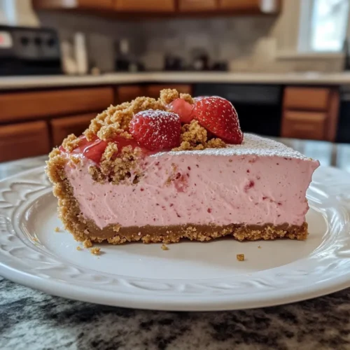 Strawberry Crunch Cheesecake
