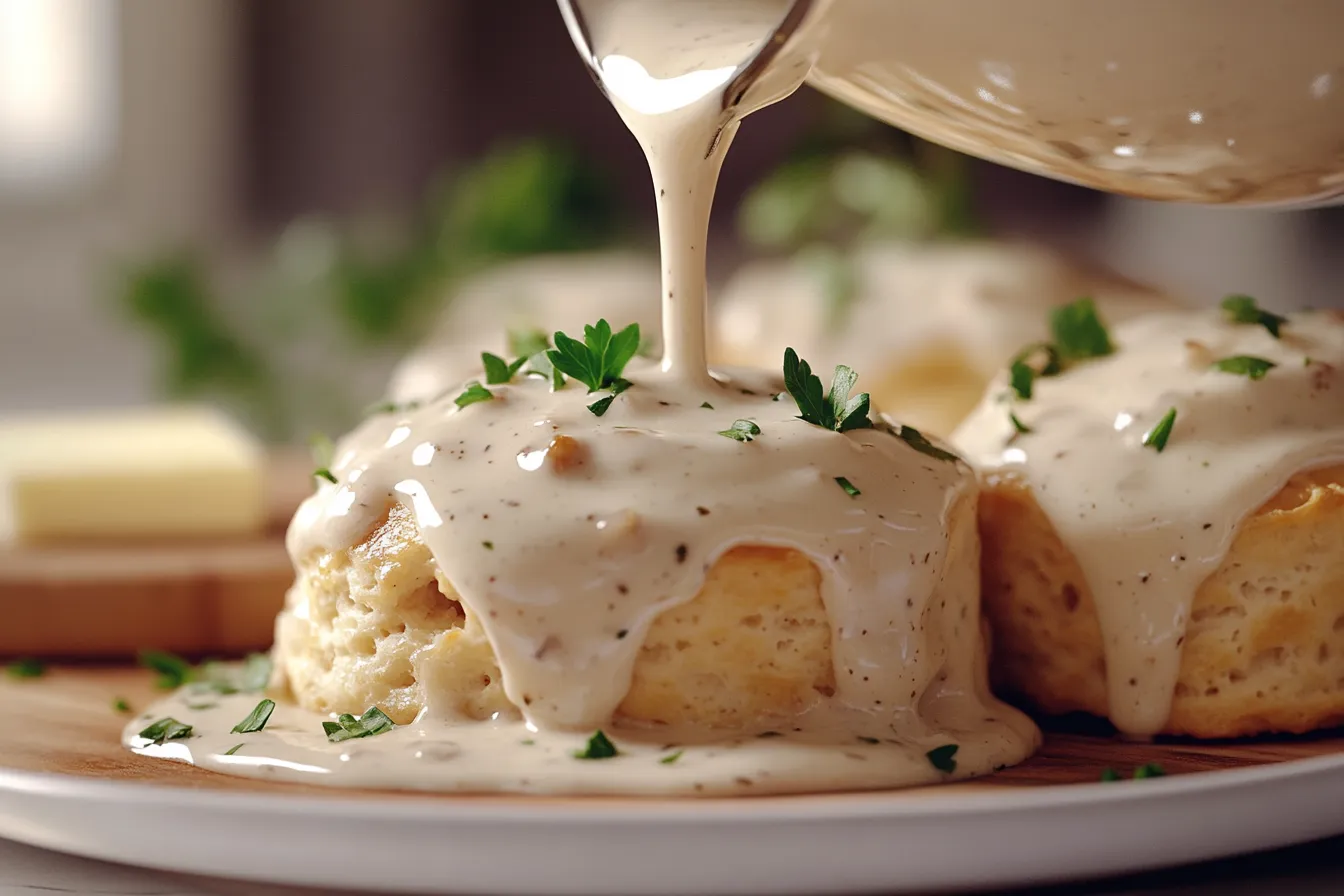 How to make canned breakfast gravy better?