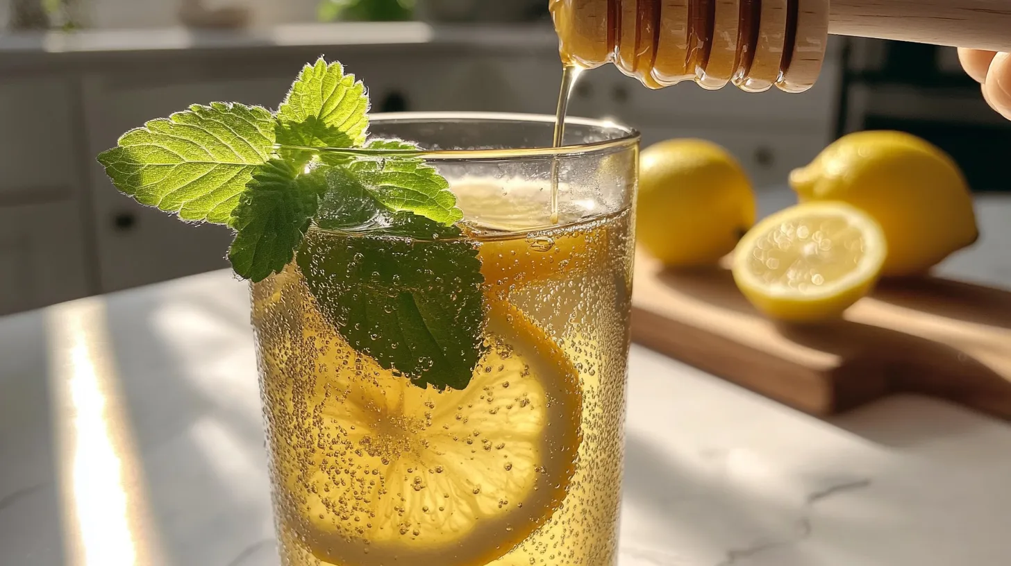 lemon balm tea with fresh leaves 2025