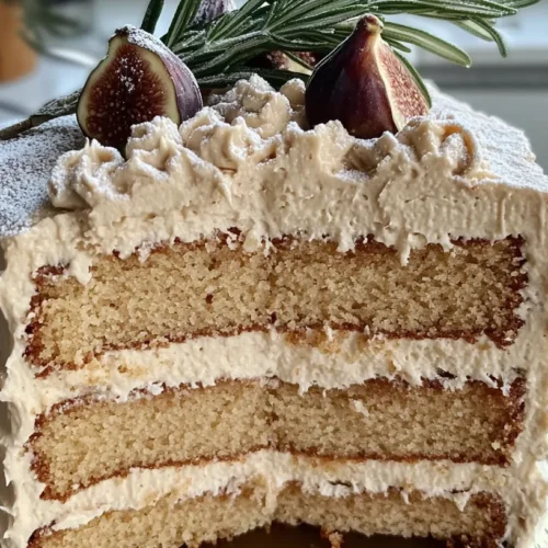 Cinnamon Cake with Rosemary and Fig