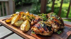 Grilled Mustard-Glazed Durkee Chicken